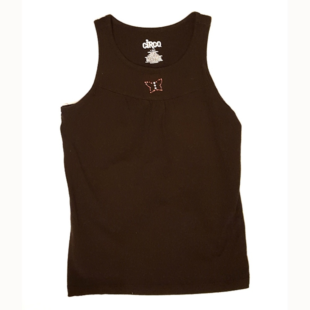 Circo 10/12 Girls Tank Top with Pink Butterfly